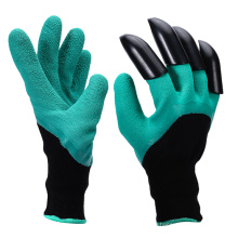 hot selling ABS claw protective gloves ripping dig plant rake finger claw garden gloves